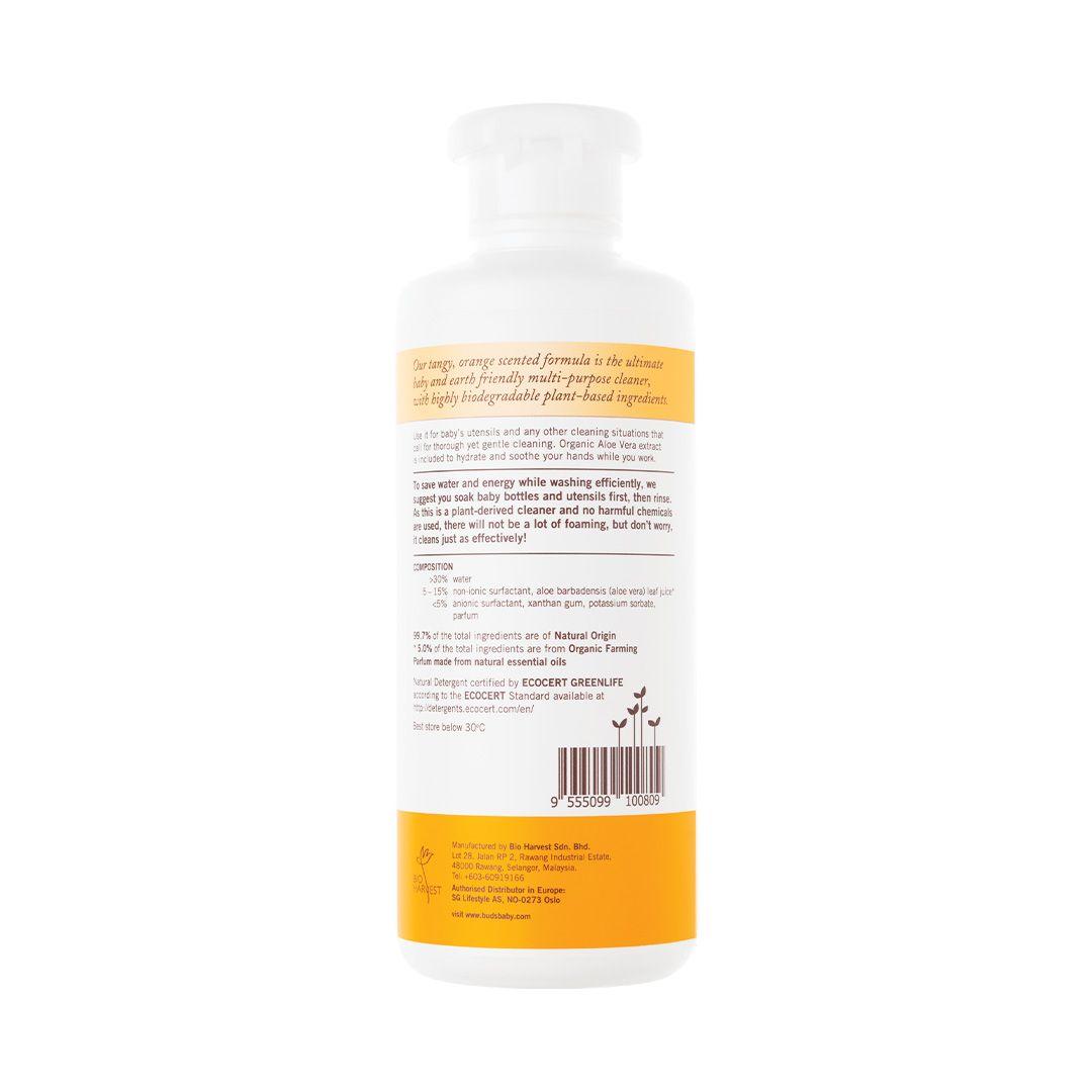 Buds Organics Baby Safe Bottle & Utensil Cleaner, 500ml - exp 06/28