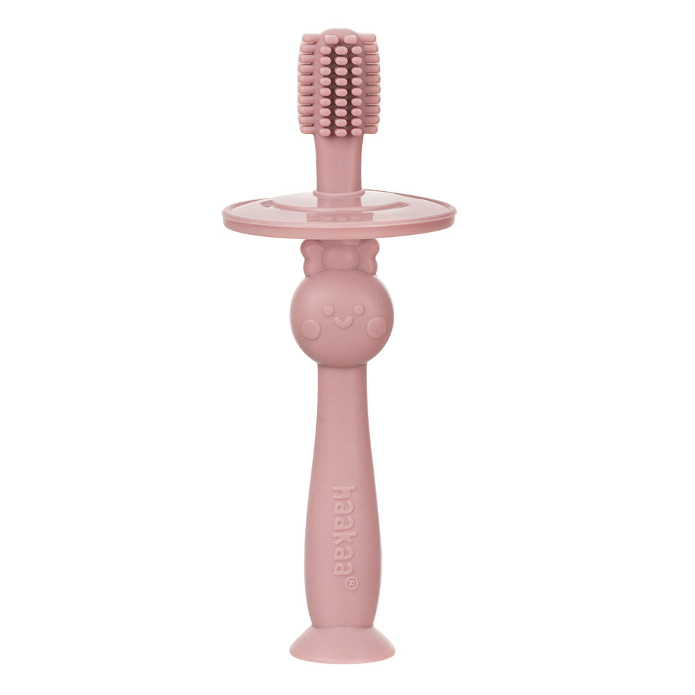 Haakaa 360 Silicone Baby Toothbrush (3 Colours) - Pupsik Singapore