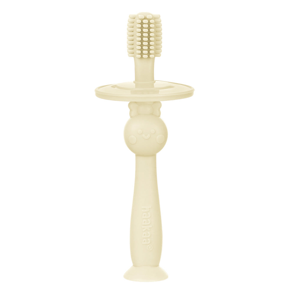 Haakaa 360 Silicone Baby Toothbrush (3 Colours) - Pupsik Singapore