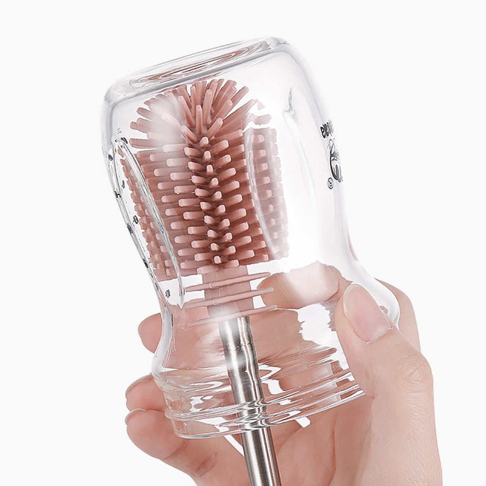 Haakaa Double-Ended Silicone Bottle Brush (2 Colors)