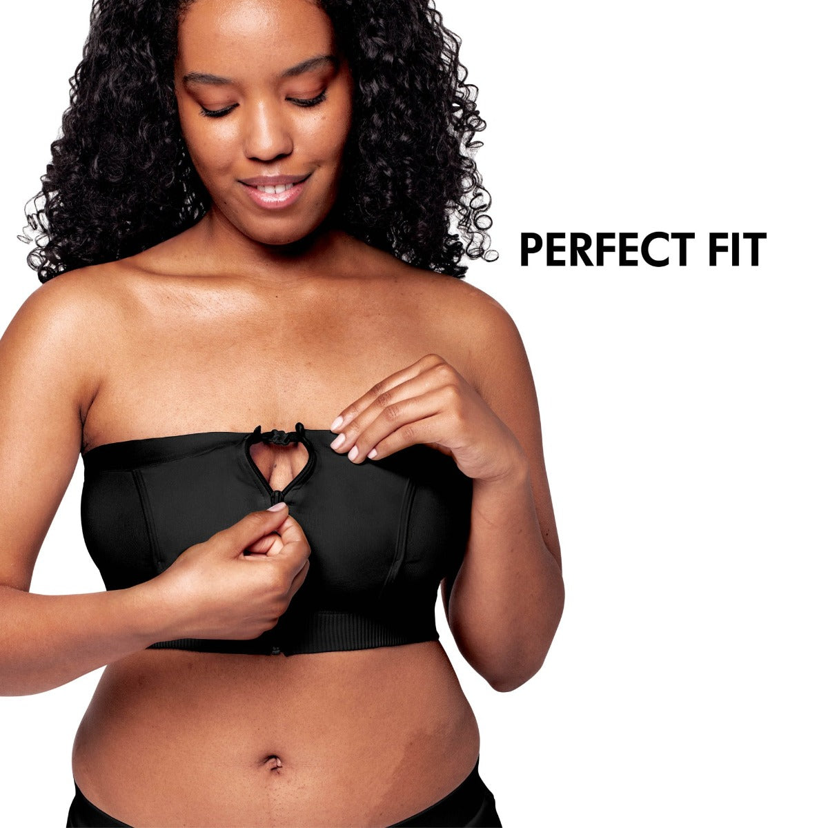 Medela Hands-free Pumping Bustier - Black (3 Sizes)