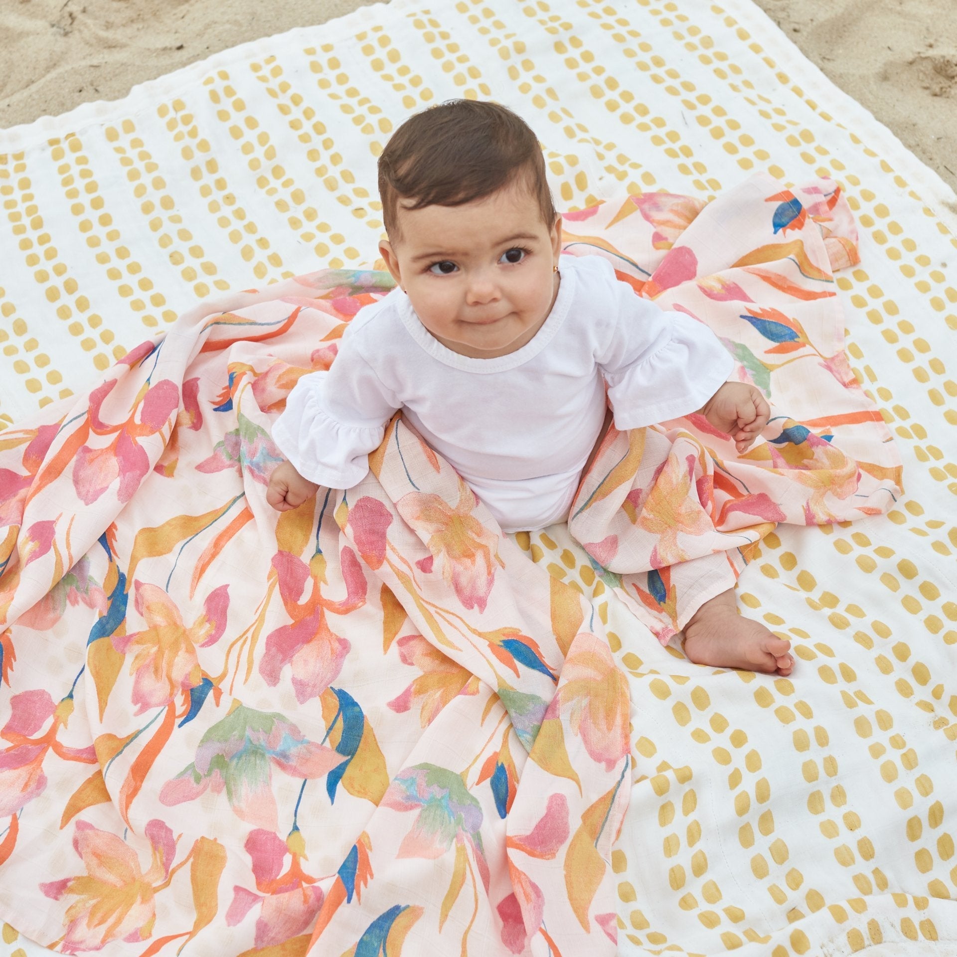 Aden Anais Silky Soft Bamboo Swaddle (47 x 47 in), 3pk (9 Designs) - Pupsik Singapore