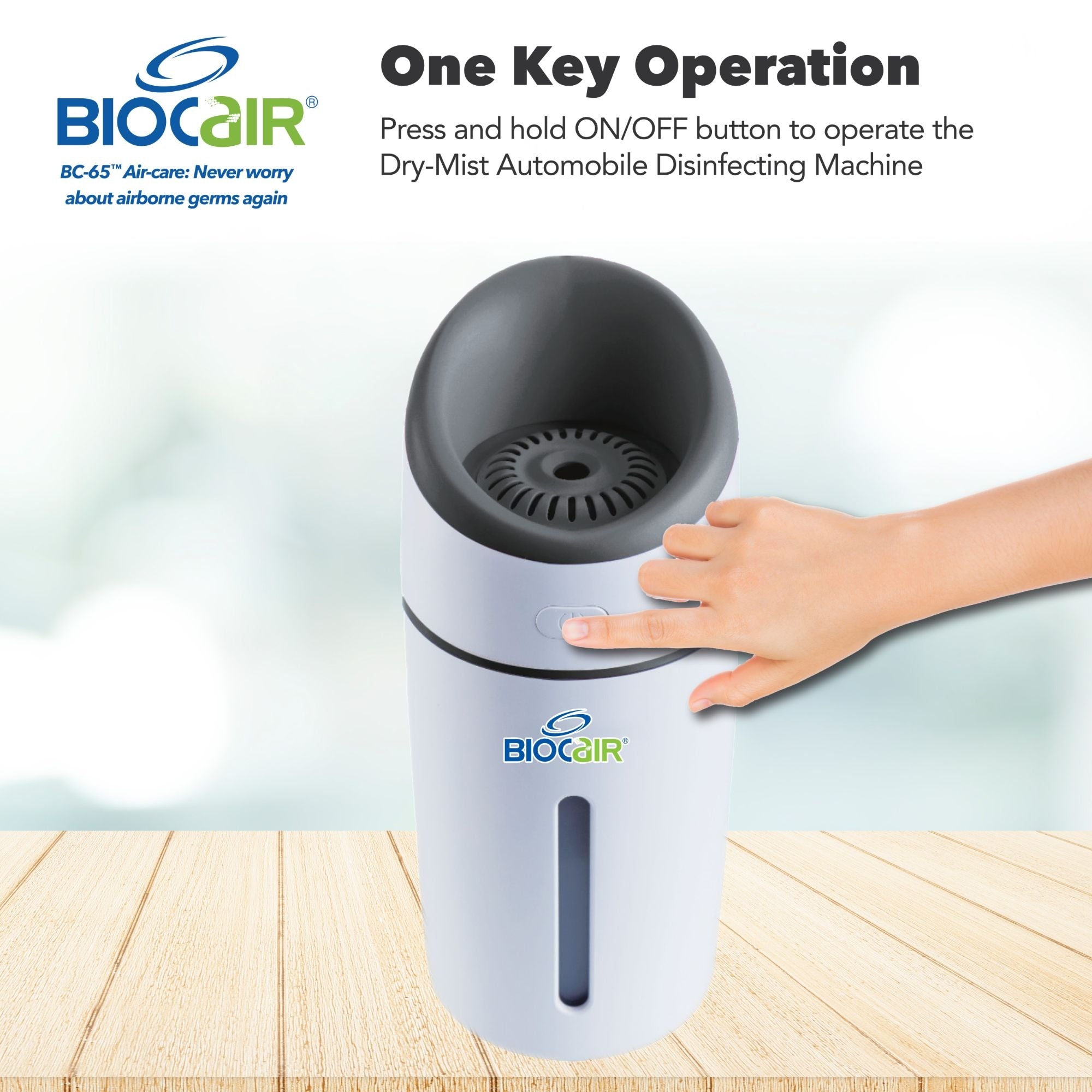BioCair BC-65 Ultimate Dry-Mist Automobile Disinfecting Machine
