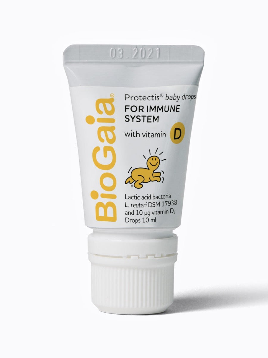 BioGaia Protectis Baby Probiotics Drops With Vitamin D3, 10ml [UK version] - Exp 03/26