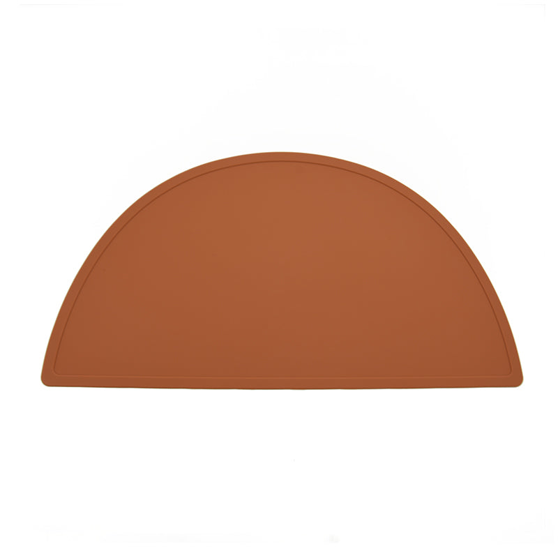 Biomom Silicone Semi Circle Placemat, Small (2 Colours) - Pupsik Singapore