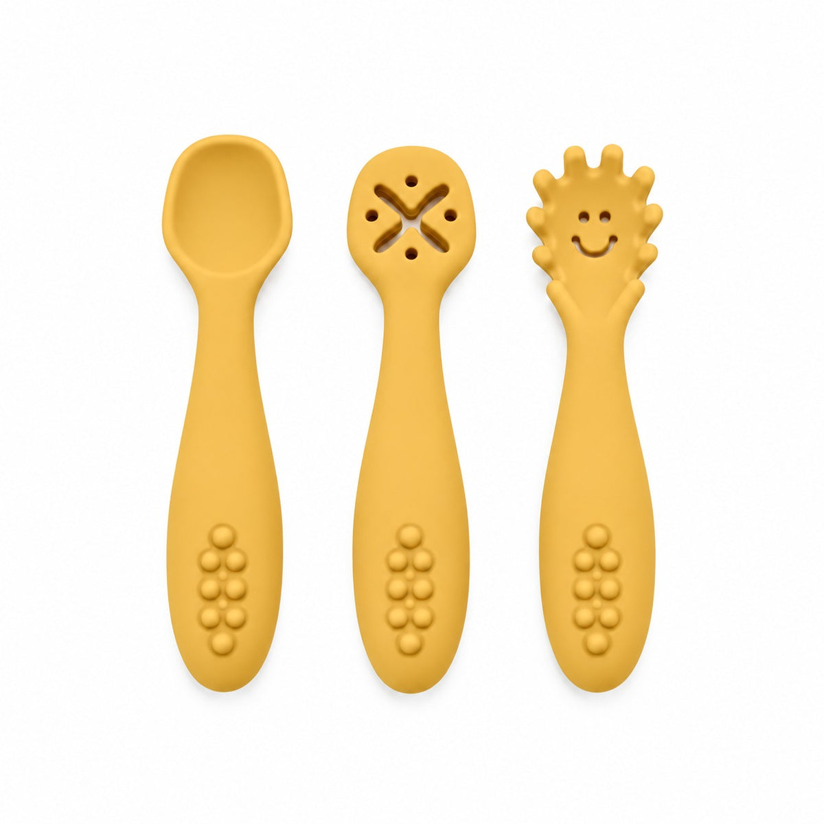 Biomom Self-Feeding Pre-Spoons, 3pk (5 Colours)