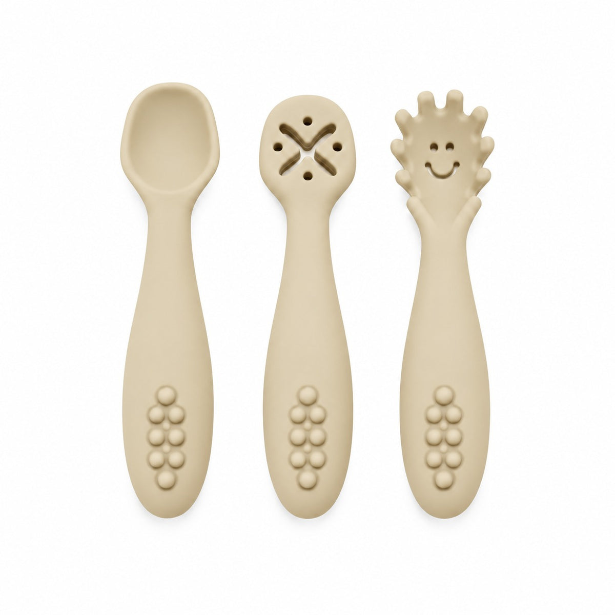Biomom Self-Feeding Pre-Spoons, 3pk (5 Colours)