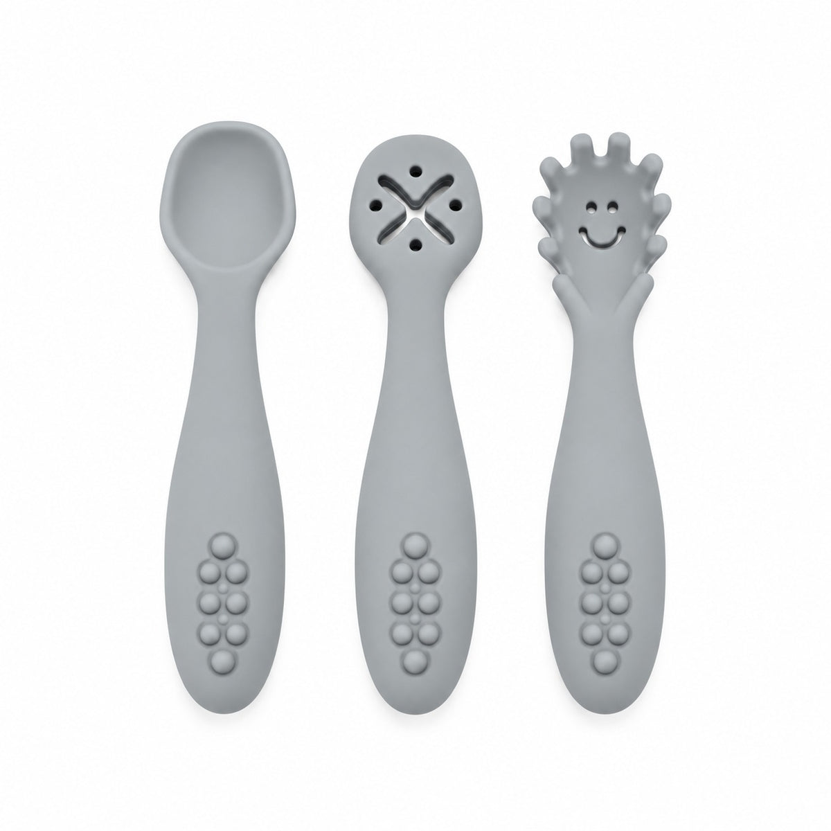 Biomom Self-Feeding Pre-Spoons, 3pk (5 Colours)