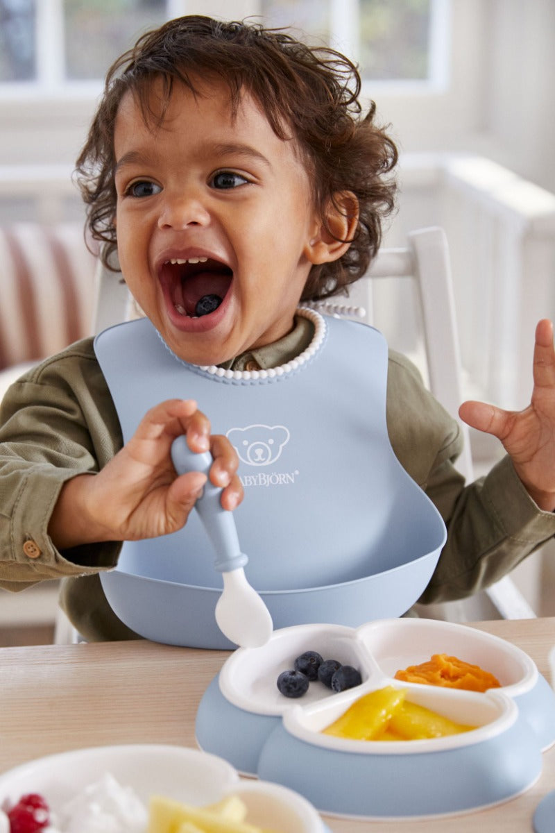 Baby Bjorn (Larger) Baby Bib, 2pk (5 Colours) - Made in Sweden - Pupsik Singapore