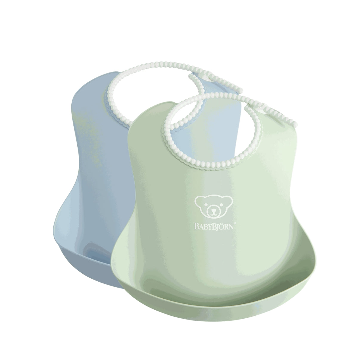Baby Bjorn (Larger) Baby Bib, 2pk (5 Colours) - Made in Sweden - Pupsik Singapore