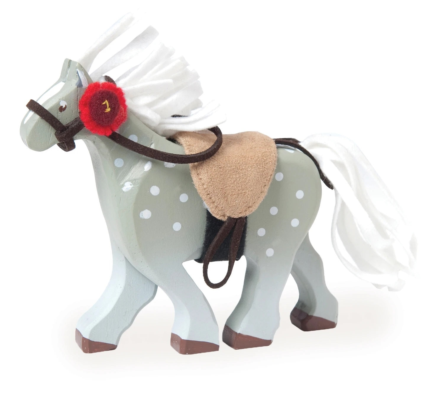 Le Toy Van Grey Wooden Riding Horse