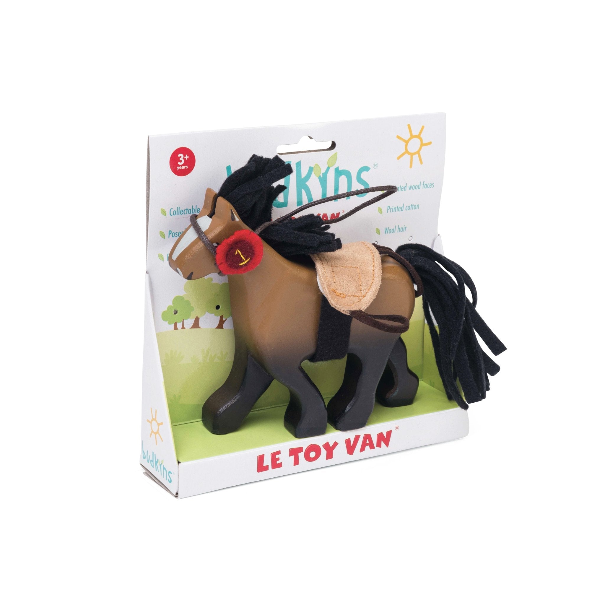 Le Toy Van Brown Wooden Horse