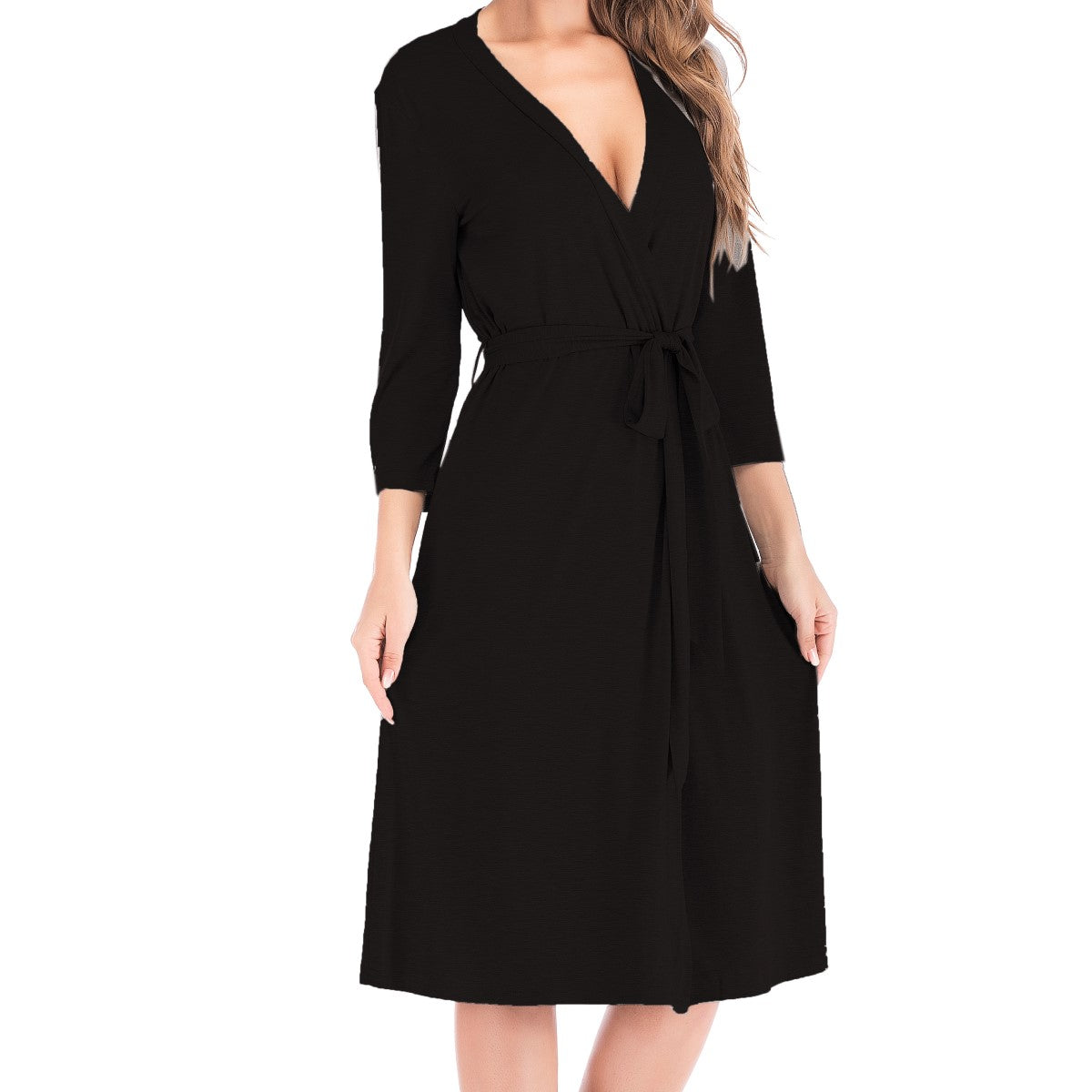 MPJ Bamboo Mom Robe - Black (4 Sizes)