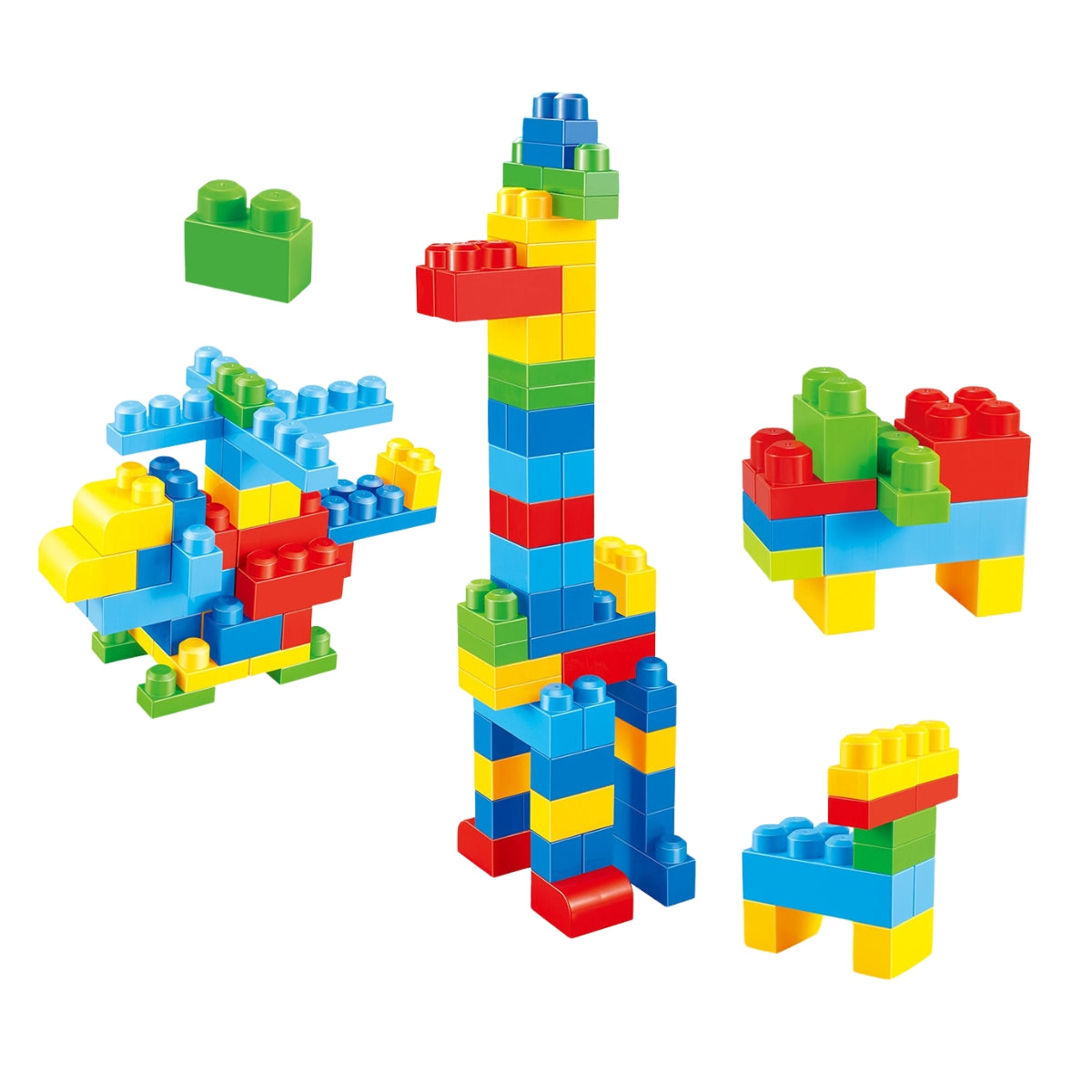 Pupsik Super Builders Building Blocks, 88pcs