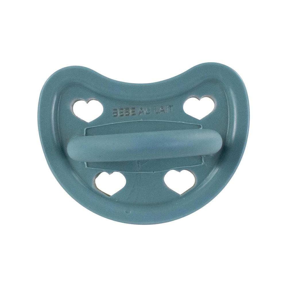Bebe Au Lait Natural Rubber Pacifiers 2pk, 3-36M, (4 Colours) - Pupsik Singapore
