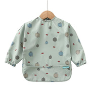Biomom Baby Smock Bib - Mint Pumpkin