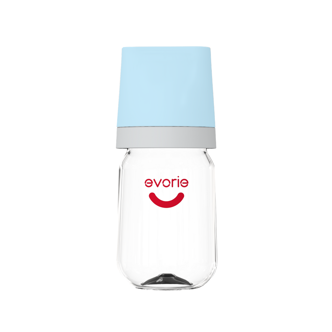 Evorie Tritan Wide-Neck Baby Milk Bottle (160ml/5oz) (3 Colors) - Pupsik Singapore