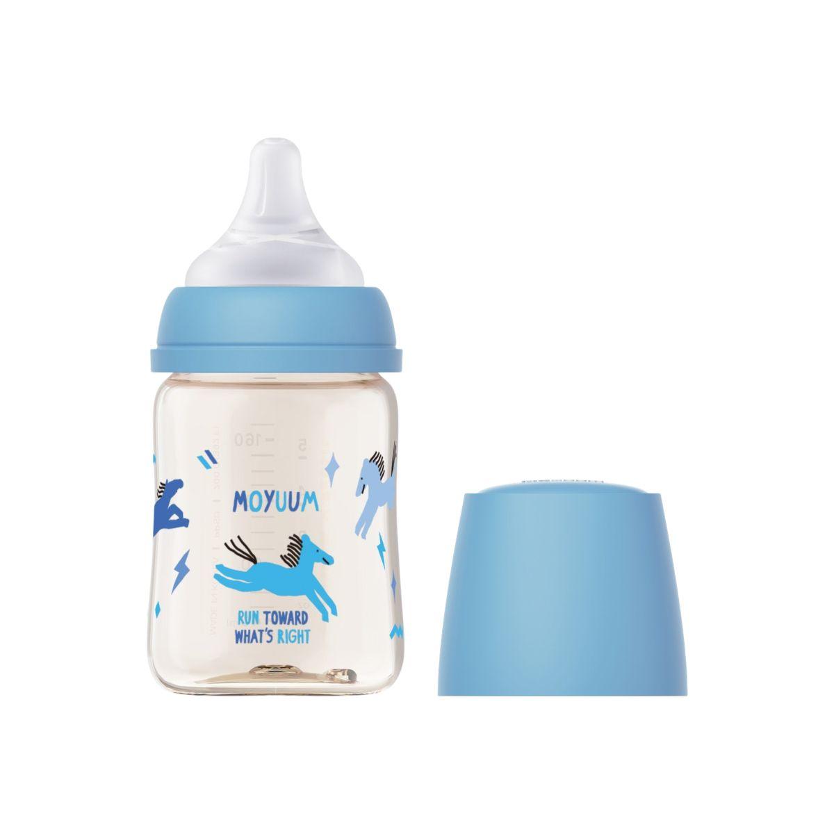 Moyuum 3rd Gen PPSU Gen All-in-One Feeding Bottle, 80/170/270/330ml (11 Designs) - Pupsik Singapore