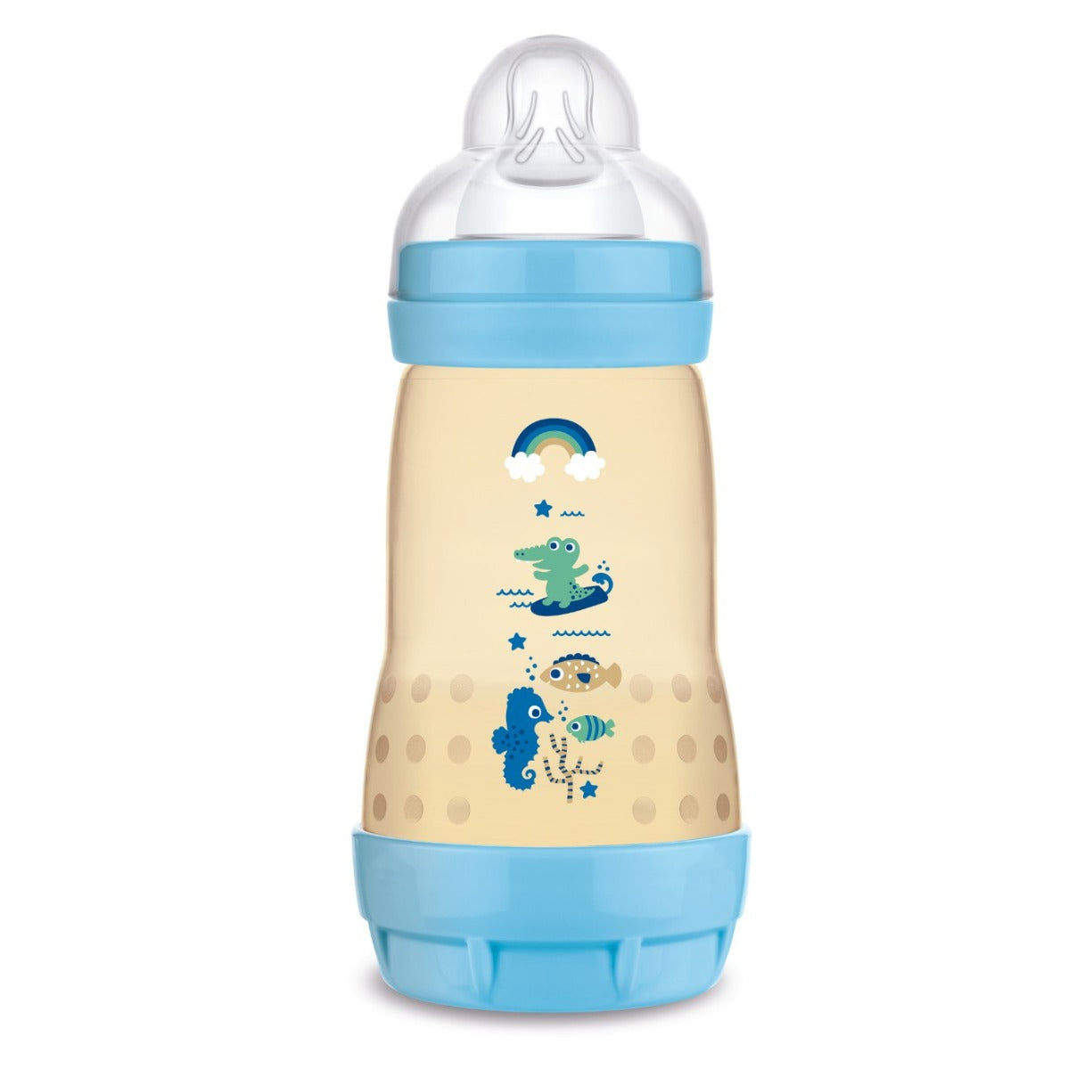 MAM Easy Start Anti-Colic Premium PPSU Milk Bottle, 260ml (3 Assorted Colours) - Pupsik Singapore