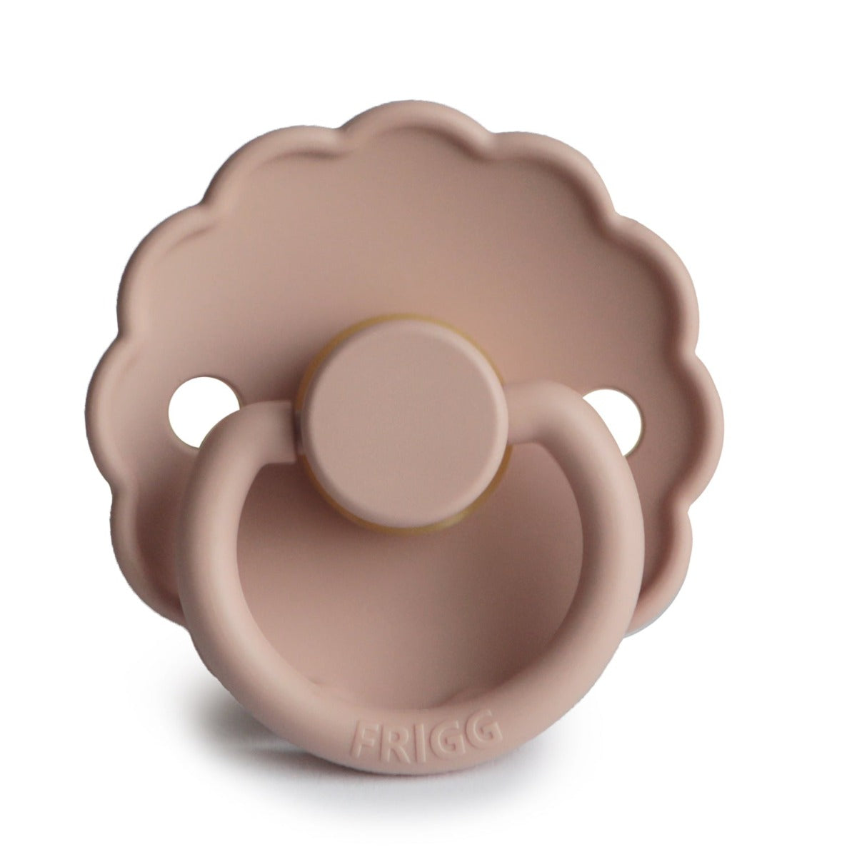 FRIGG Daisy Latex Baby Pacifiers, 1pk – Blush (2 Sizes)