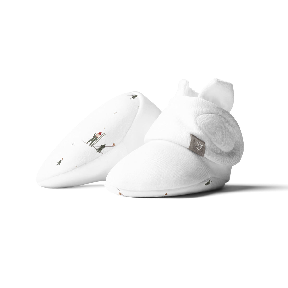 Goumiboots Bamboo & Organic Cotton Booties - Winter Wonderland