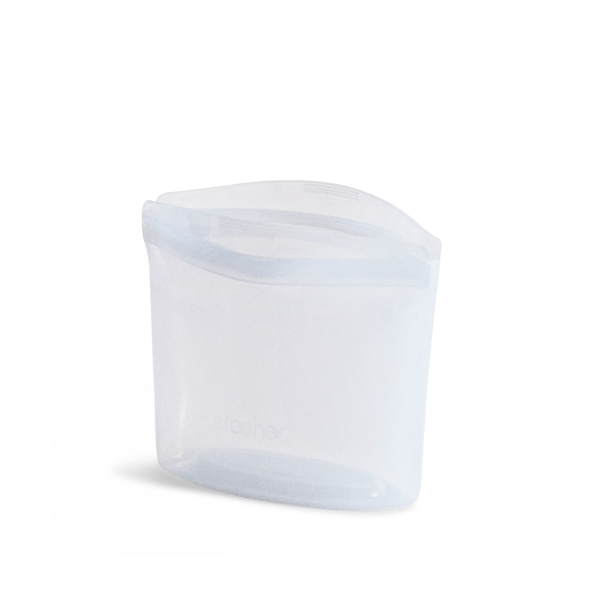 Stasher Reusable Silicone 1-Cup Bowl, 8 fl oz - Clear