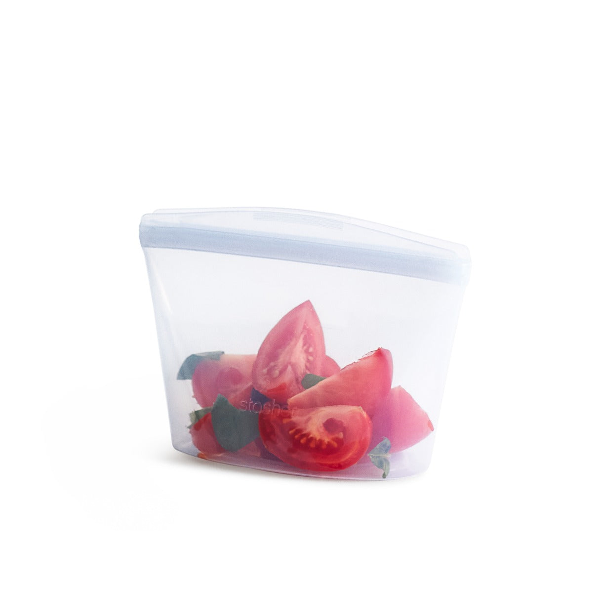 Stasher Reusable Silicone 2-Cup Bowl, 16 fl oz - Clear