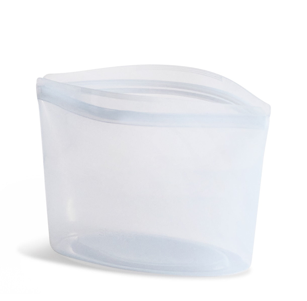 Stasher Reusable Silicone 4-Cup Bowl, 32 fl oz- Clear