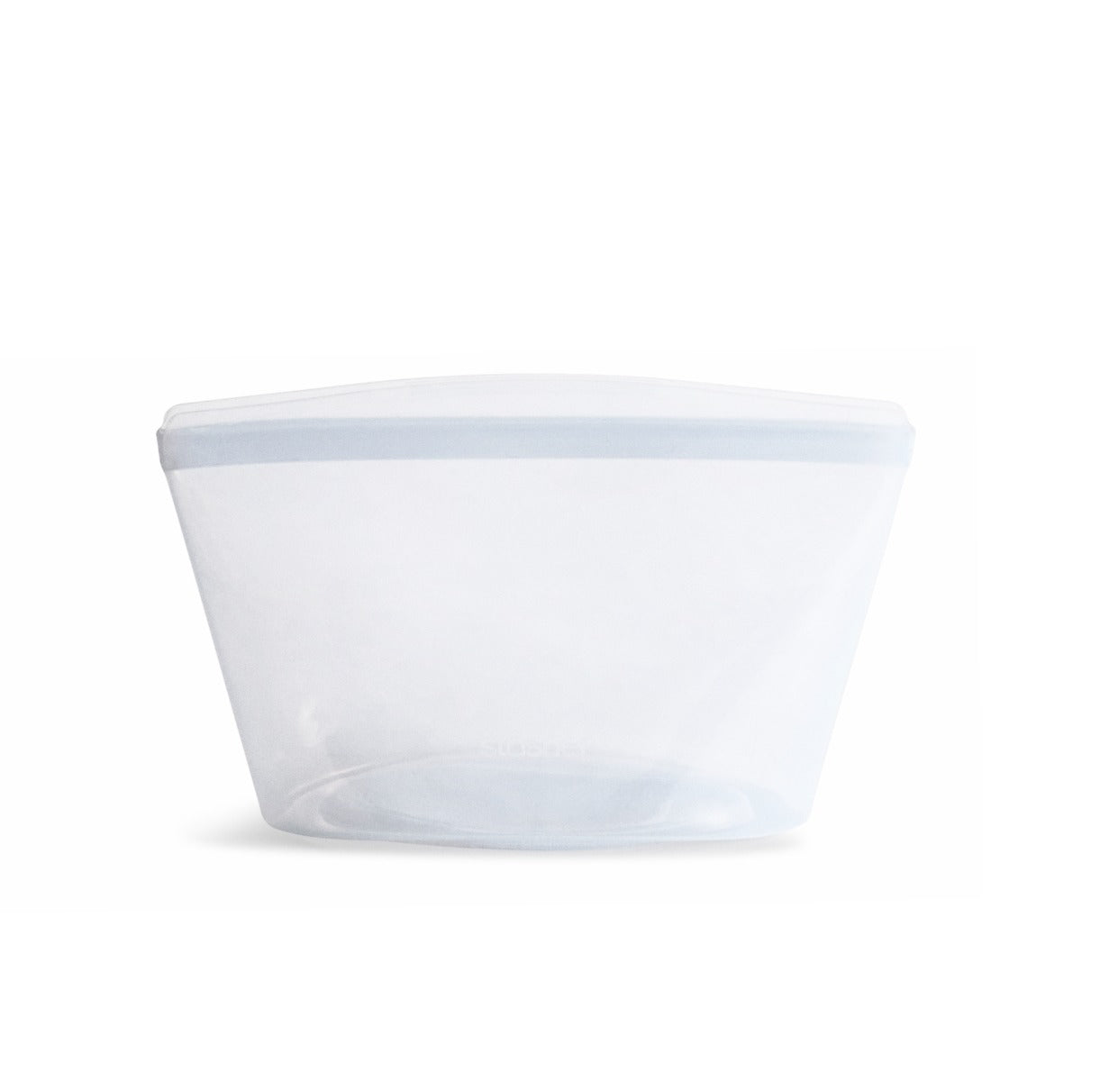 Stasher Reusable Silicone 4-Cup Bowl, 32 fl oz- Clear