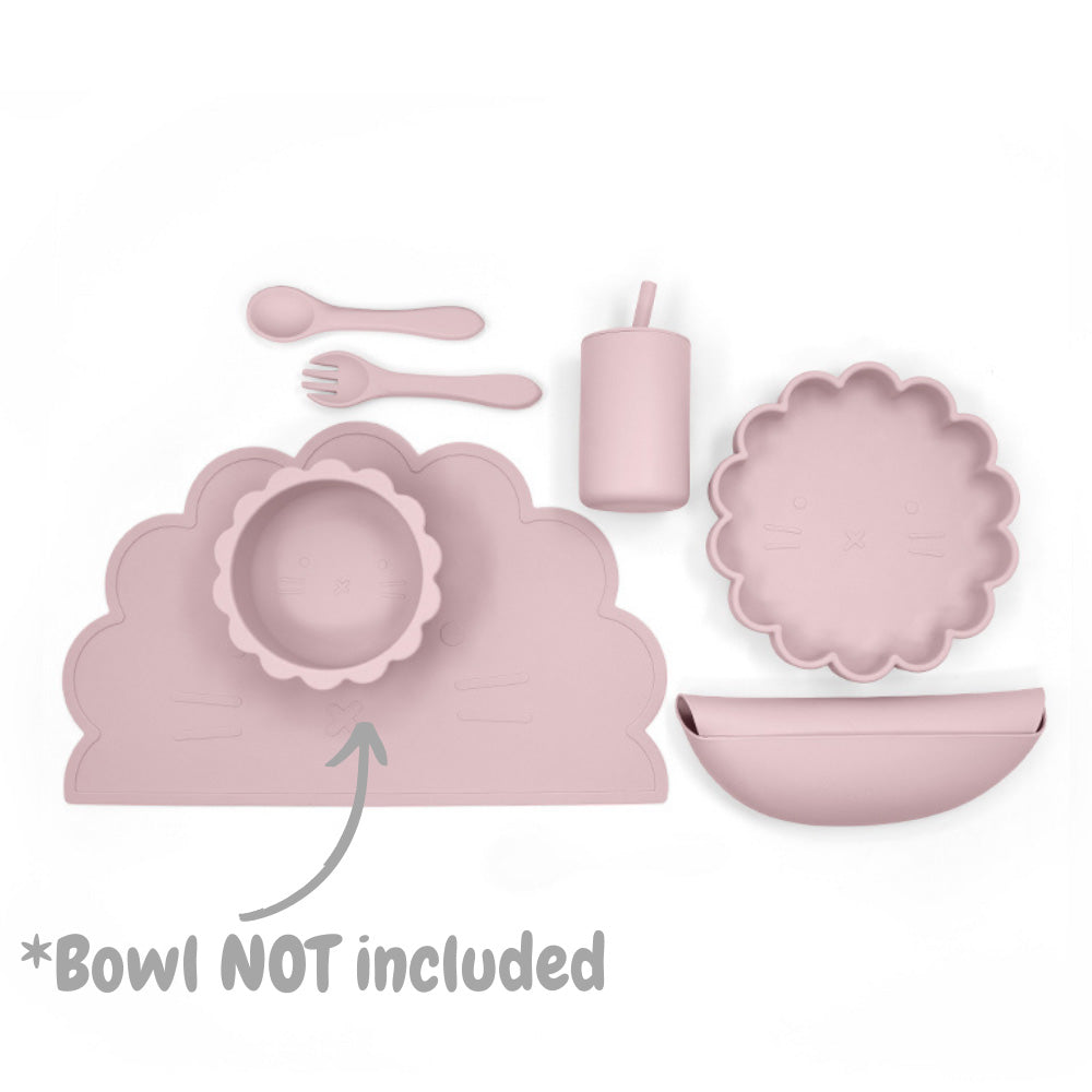 Biomom Silicone Feeding Set, Lion (5 Colors)