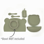 Biomom Silicone Feeding Set, Bear (2 Colors)