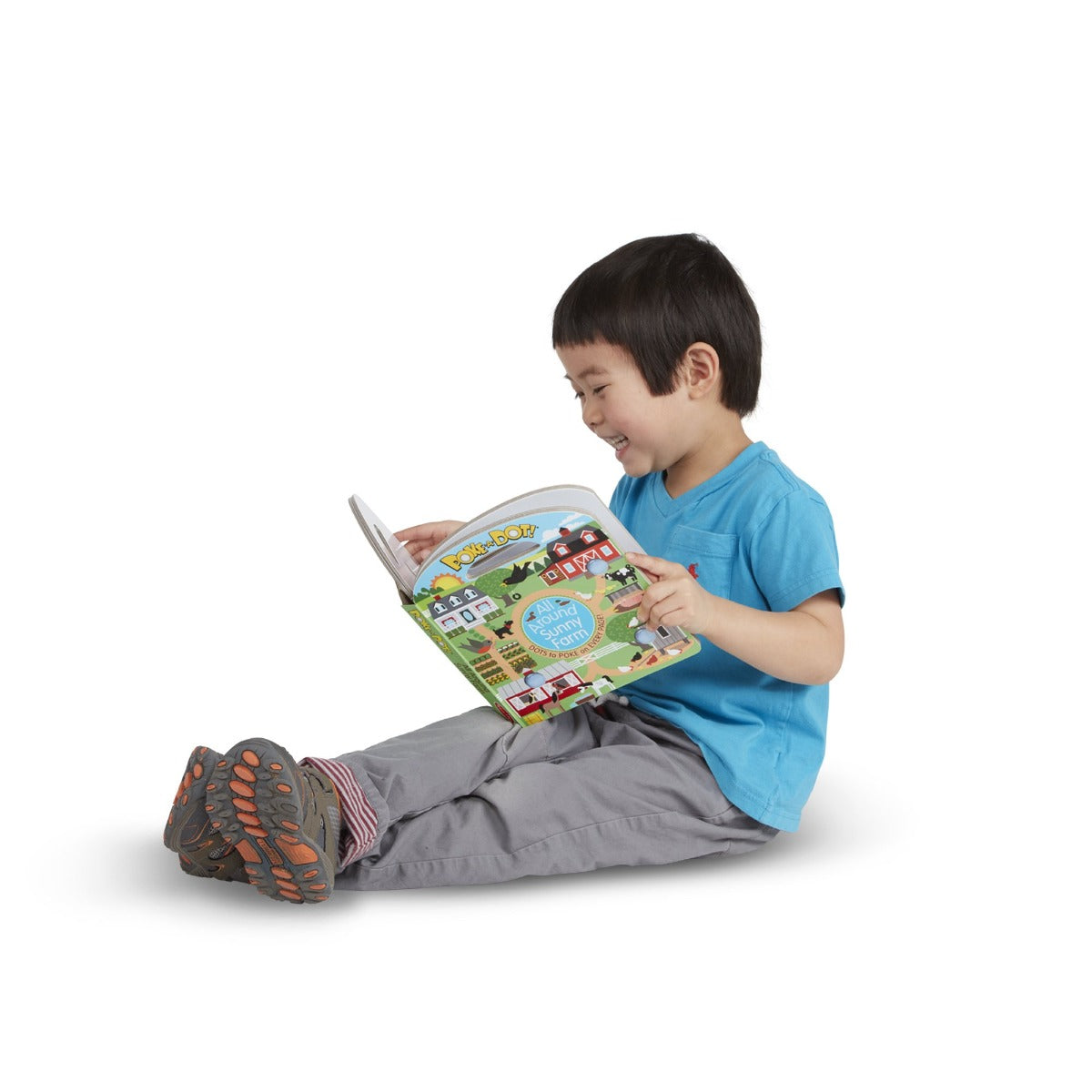Melissa & Doug Poke-A-Dot Board Carry Book (2 Titles) - Pupsik Singapore