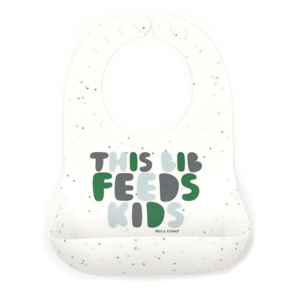 Bella Tunno Silicone Baby Bibs - This Bib Feeds (3 designs)