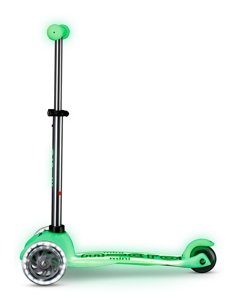 Micro Mini Deluxe Glow LED Plus Scooter (LED Wheels + Deck) - 4 Colors - Pupsik Singapore