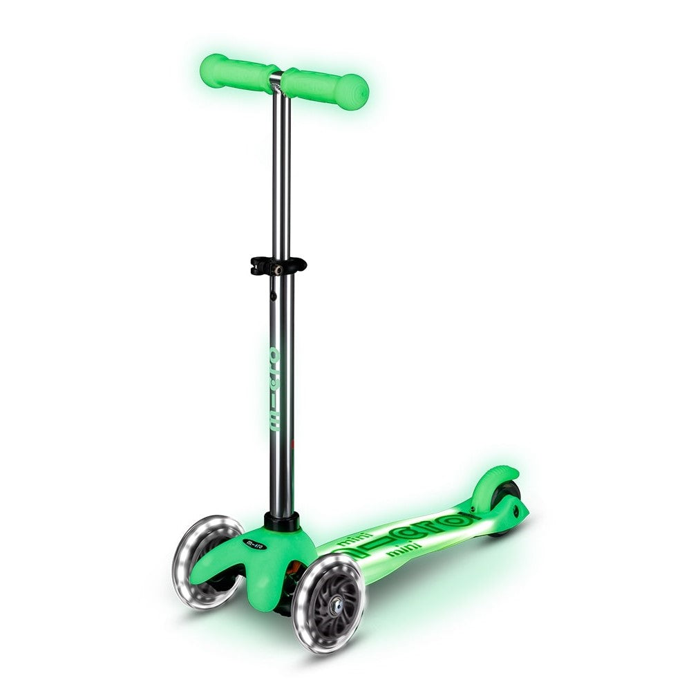 Micro Mini Deluxe Glow LED Plus Scooter (LED Wheels + Deck) - 4 Colors - Pupsik Singapore