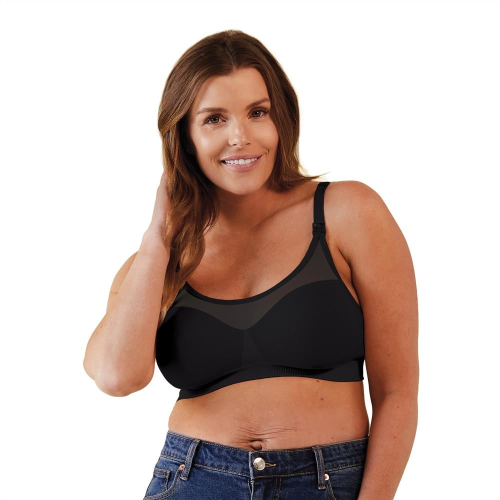 Bravado Body Silk Seamless Sheer Nursing Bra - Black