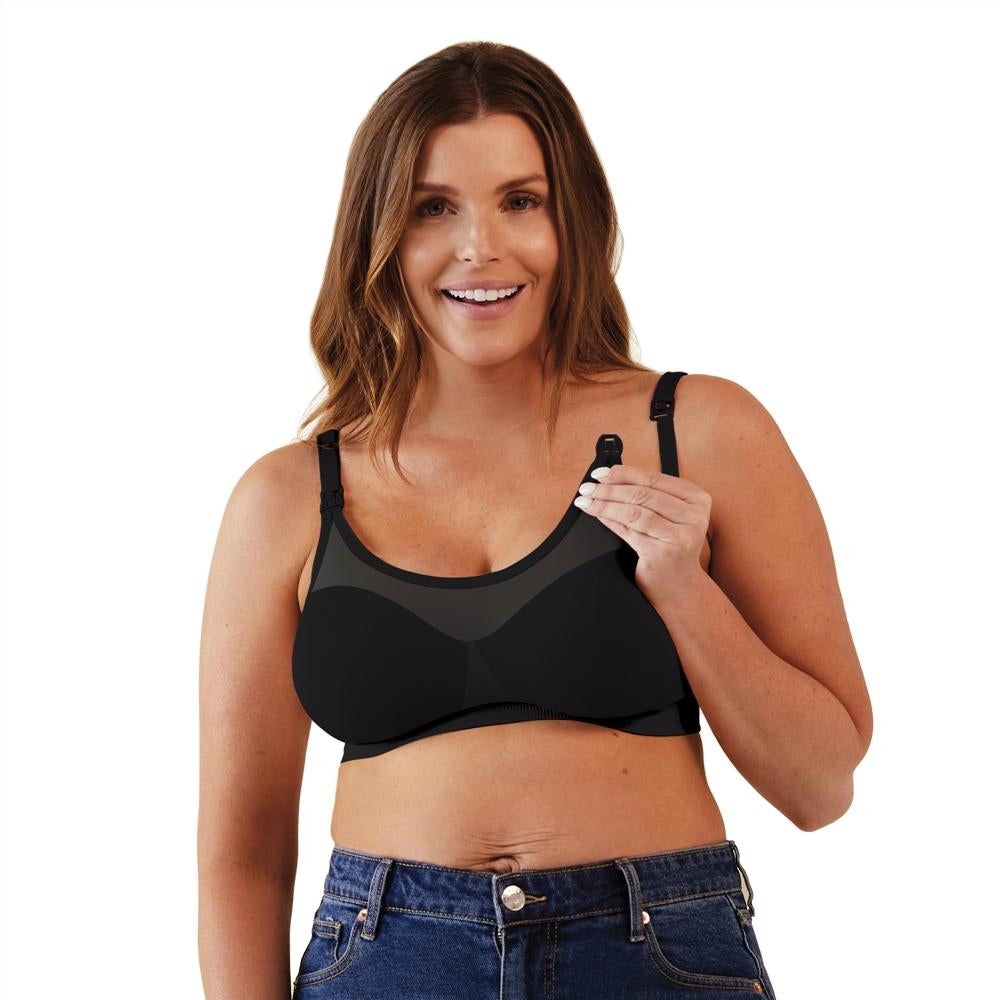 Bravado Body Silk Seamless Sheer Nursing Bra - Black