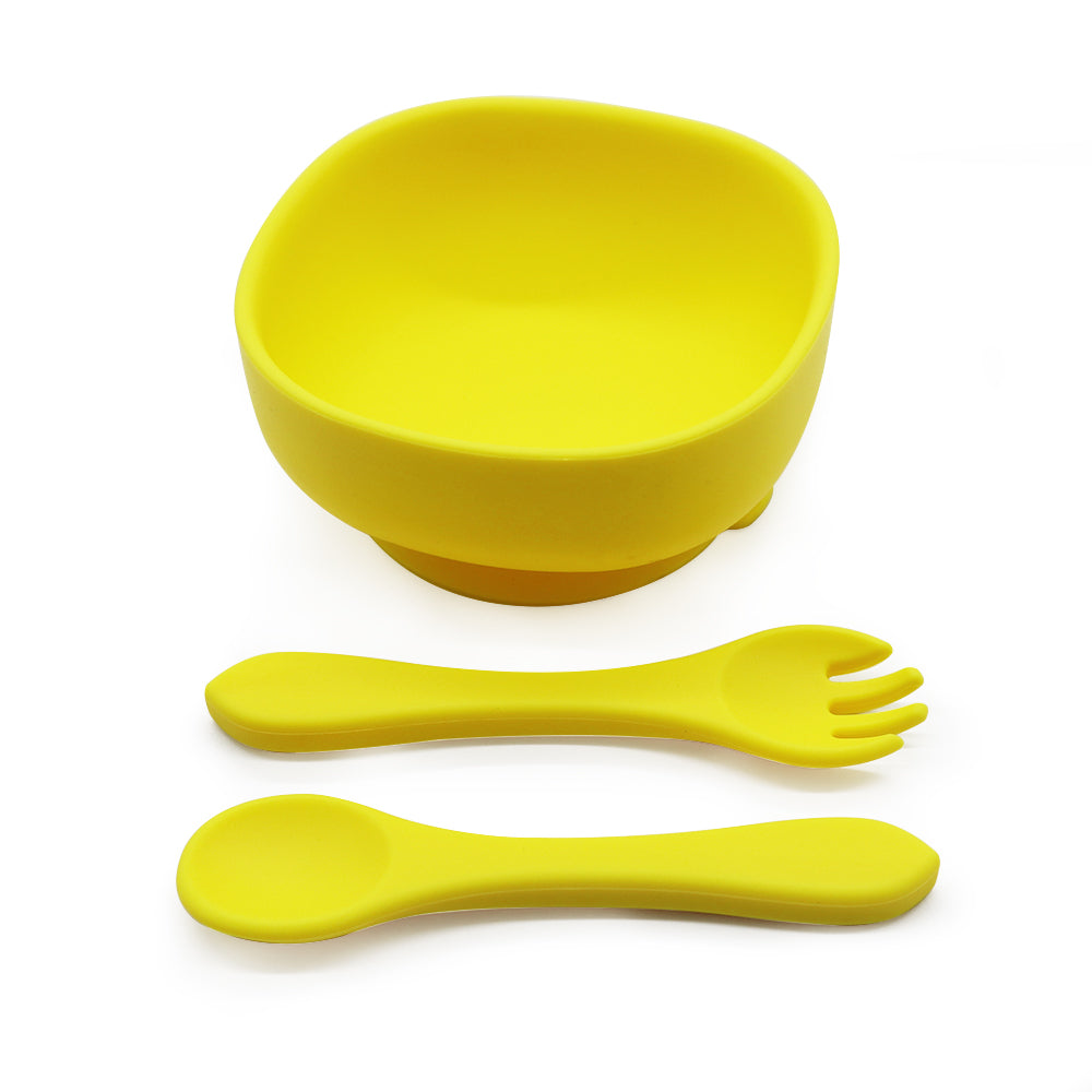 Biomom Silicone Suction Toddler Bowl Set (12 Colours)