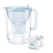 Brita Style Eco Water Filter Jug (2x Maxtra Pro Filter) - 2.4L Glacier Blue