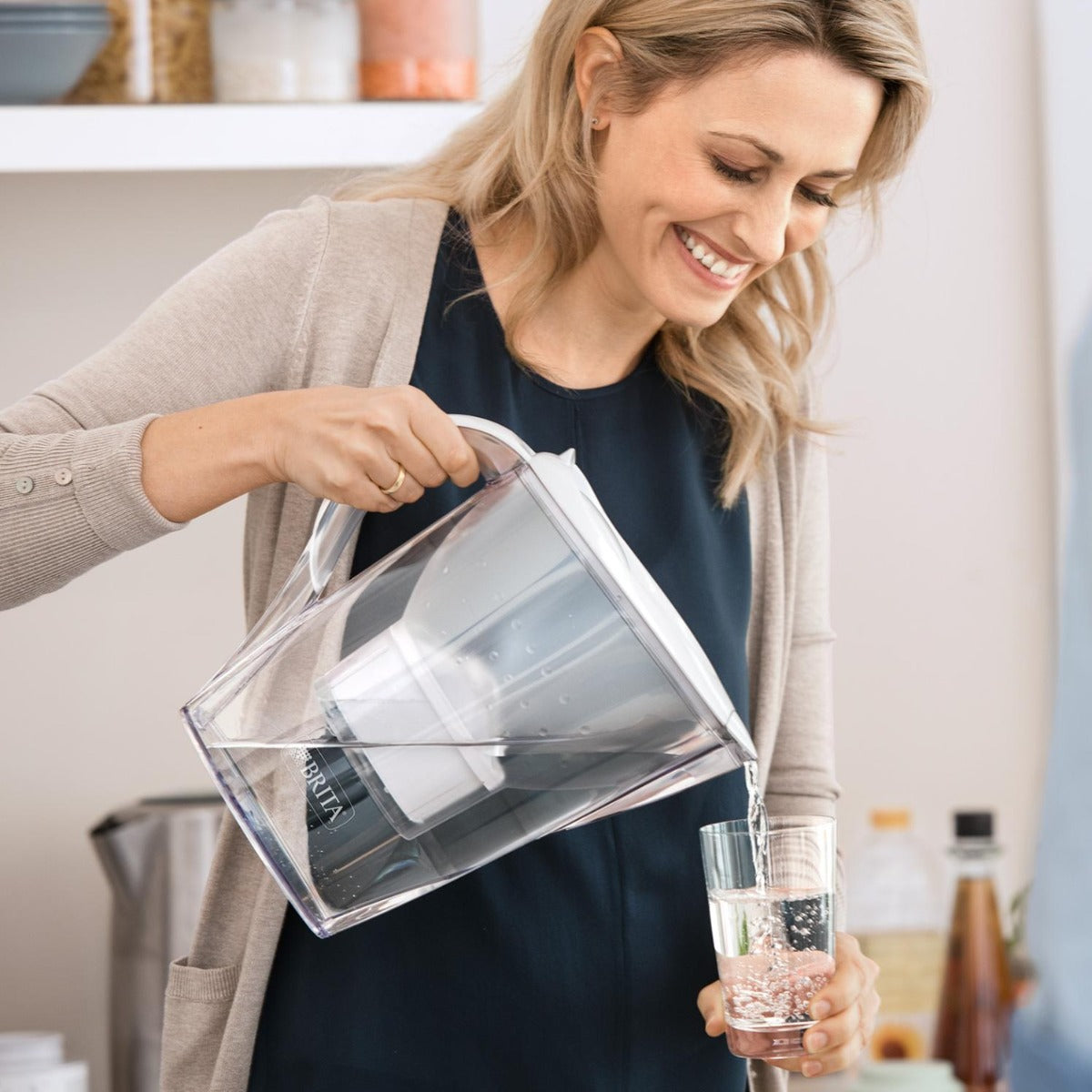 Brita Marella Cool Water Filter Jug (3 x Maxtra PRO Filter) - 2.4L White