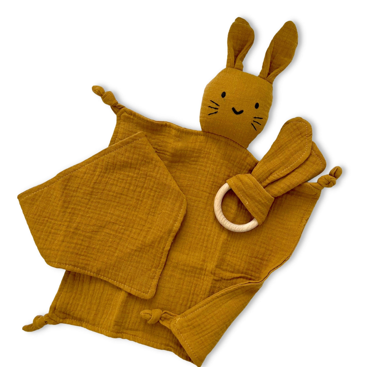 A, Apple Pie Snuggle Bunny Baby Gift Set (5 Colors) - Pupsik Singapore