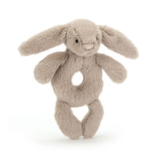 Jellycat Bashful Bunny Ring Rattle (7 Colors)