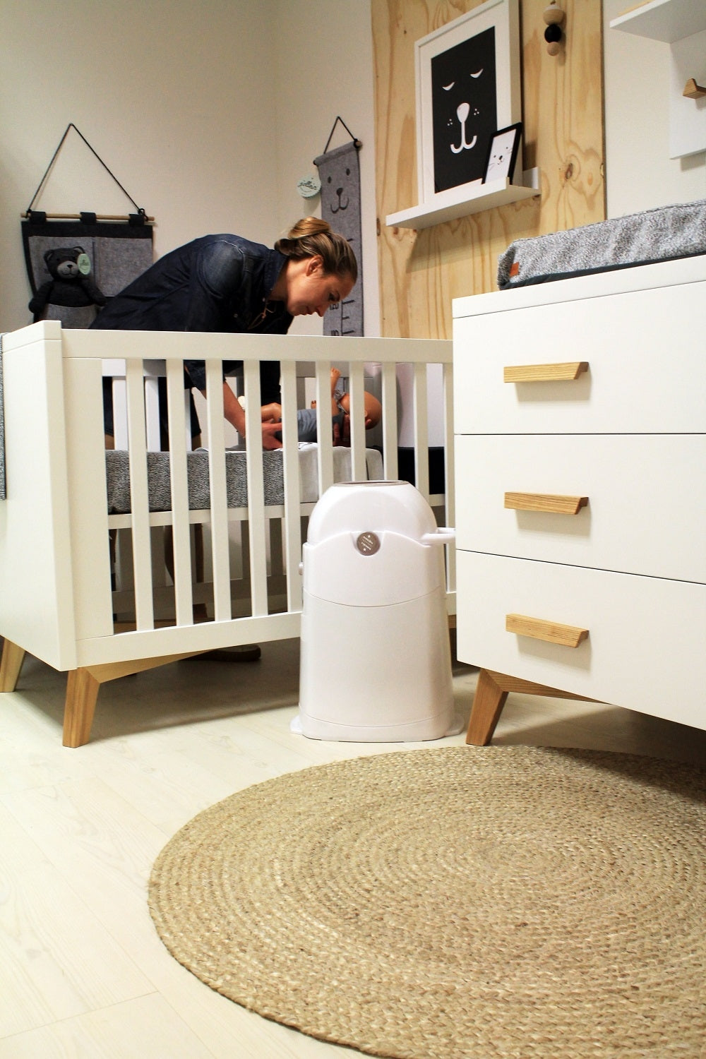 Diaper Champ Classic Odorless Diaper Bin - Medium (60 NB Diapers)
