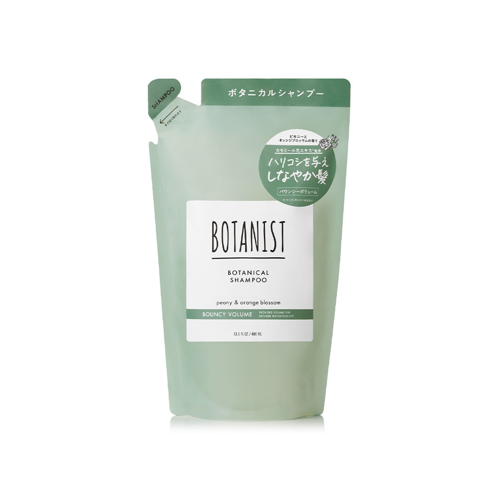 Botanist Botanical Shampoo - Bouncy Volume Peony & Orange Blossom (400ml Refill Bag)
