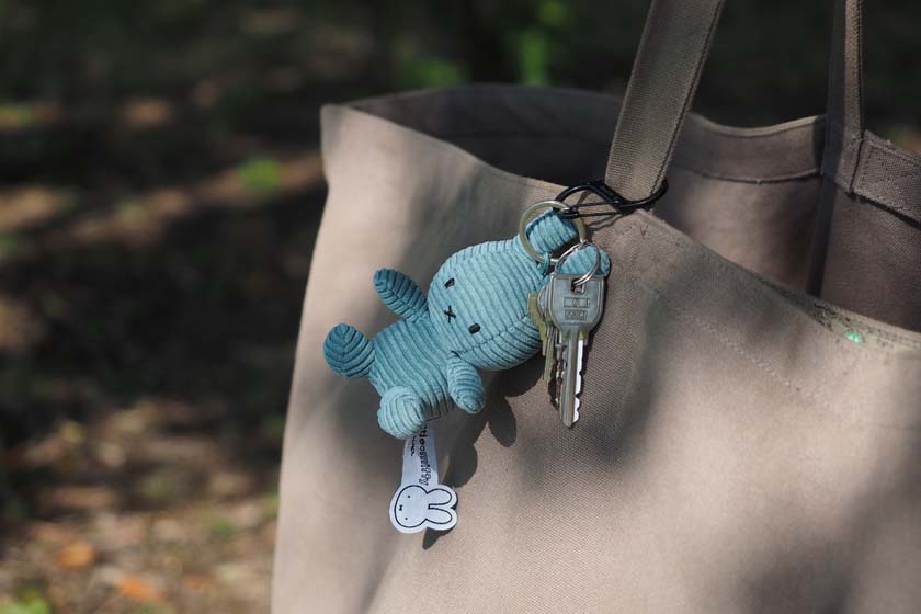 Miffy Corduroy Keychain, 10cm