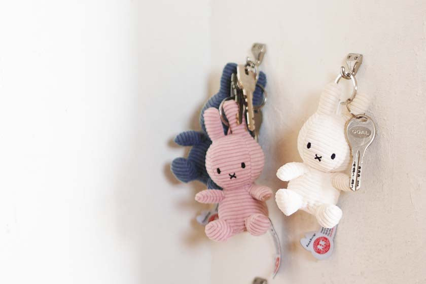 Miffy Corduroy Keychain, 10cm