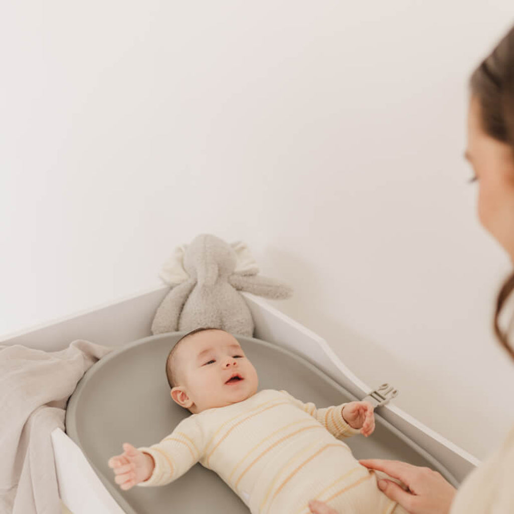 Bubble Baby Changing Mat - Grey