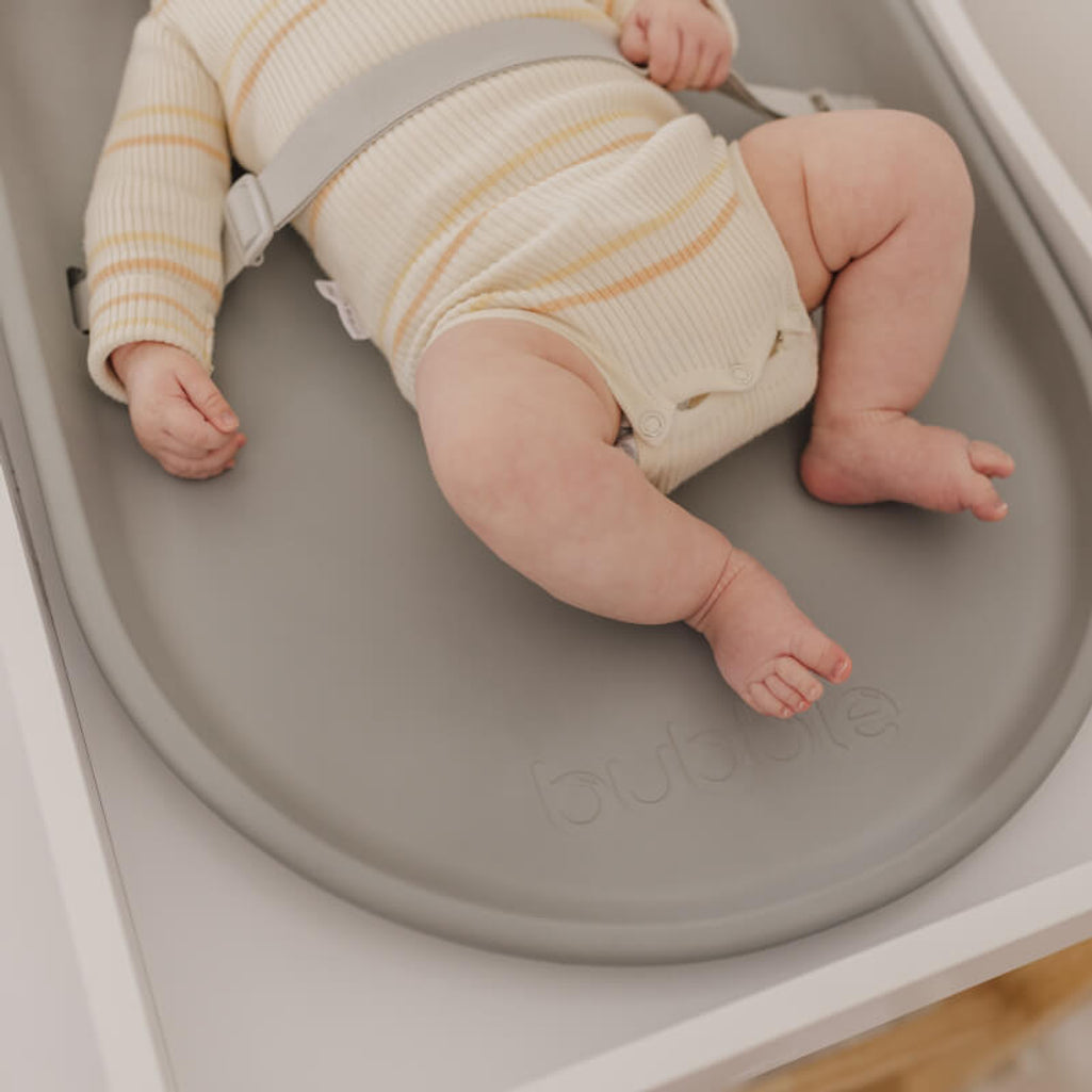 Bubble Baby Changing Mat - Grey
