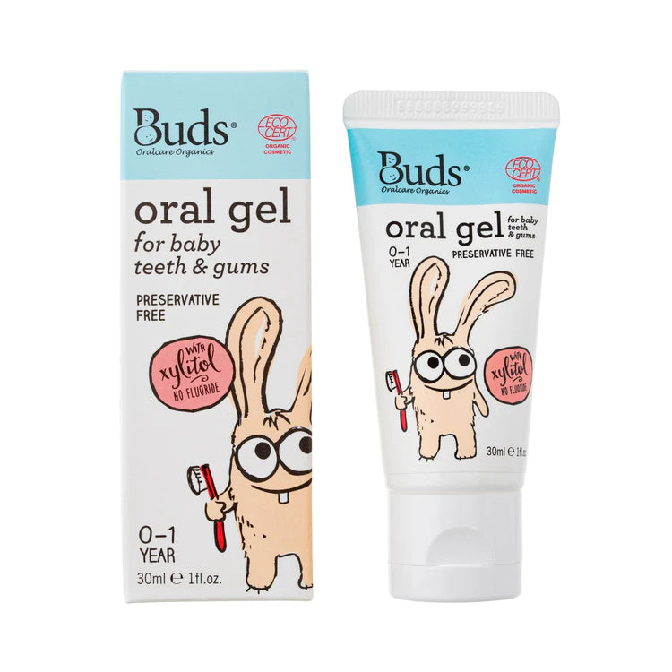 Buds Organics Oral Gel for Baby Teeth & Gums, 30ml (exp 03/28)