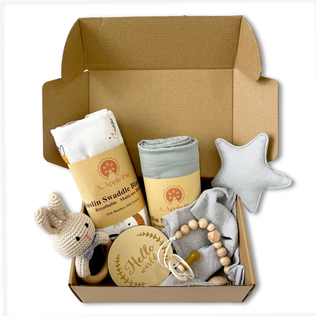 A, Apple Pie Baby Sweet Dreams Gift Set (4 Designs) - Pupsik Singapore